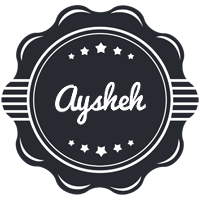 Aysheh badge logo