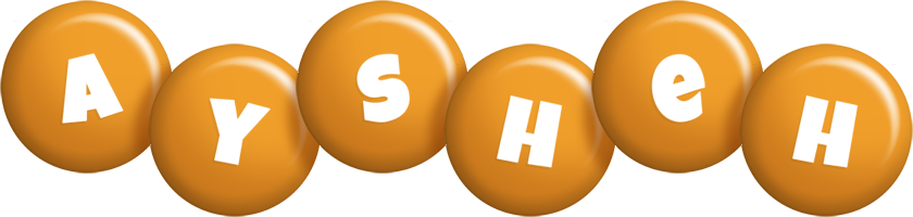 Aysheh candy-orange logo