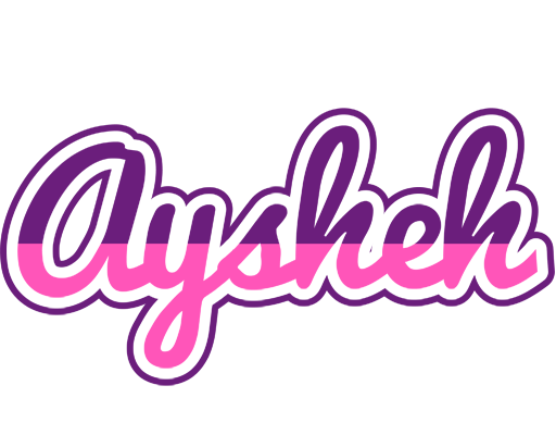 Aysheh cheerful logo