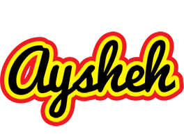 Aysheh flaming logo