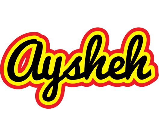 Aysheh flaming logo