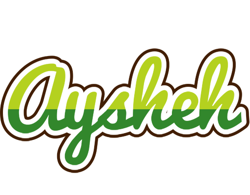 Aysheh golfing logo