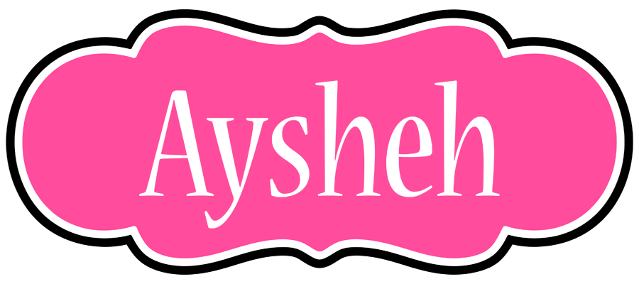 Aysheh invitation logo