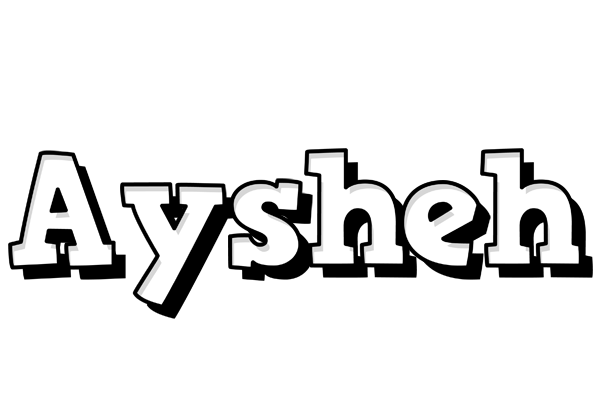 Aysheh snowing logo