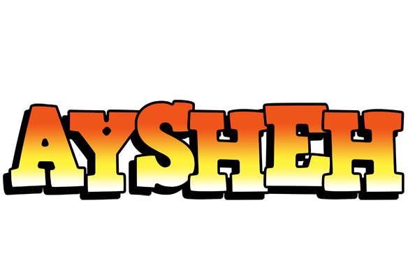 Aysheh sunset logo