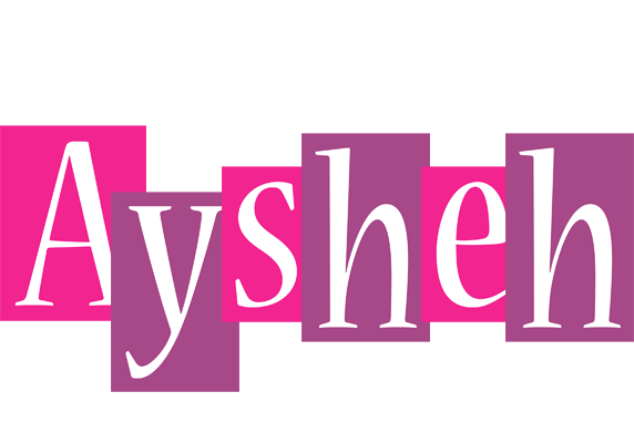 Aysheh whine logo