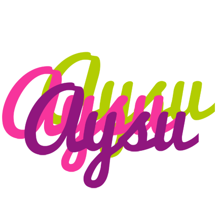 Aysu flowers logo