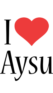 Aysu i-love logo