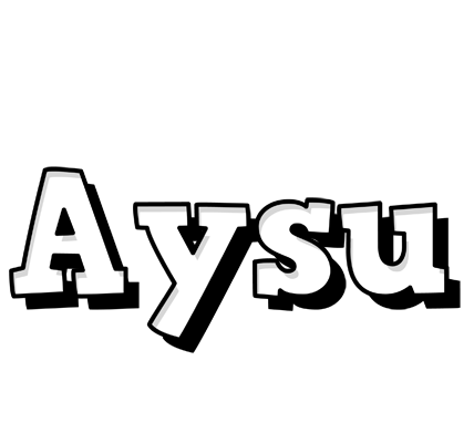 Aysu snowing logo