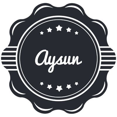 Aysun badge logo