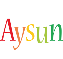 Aysun birthday logo