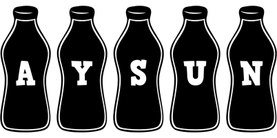 Aysun bottle logo