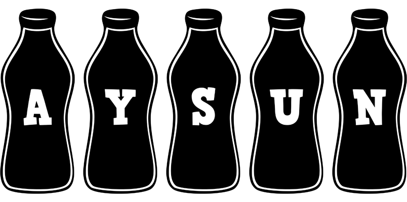 Aysun bottle logo
