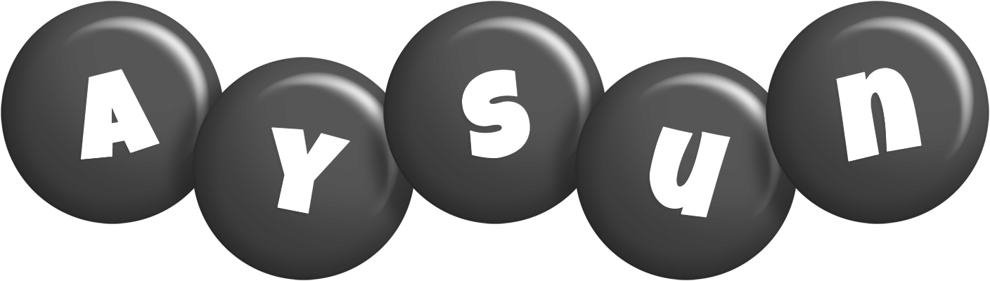 Aysun candy-black logo