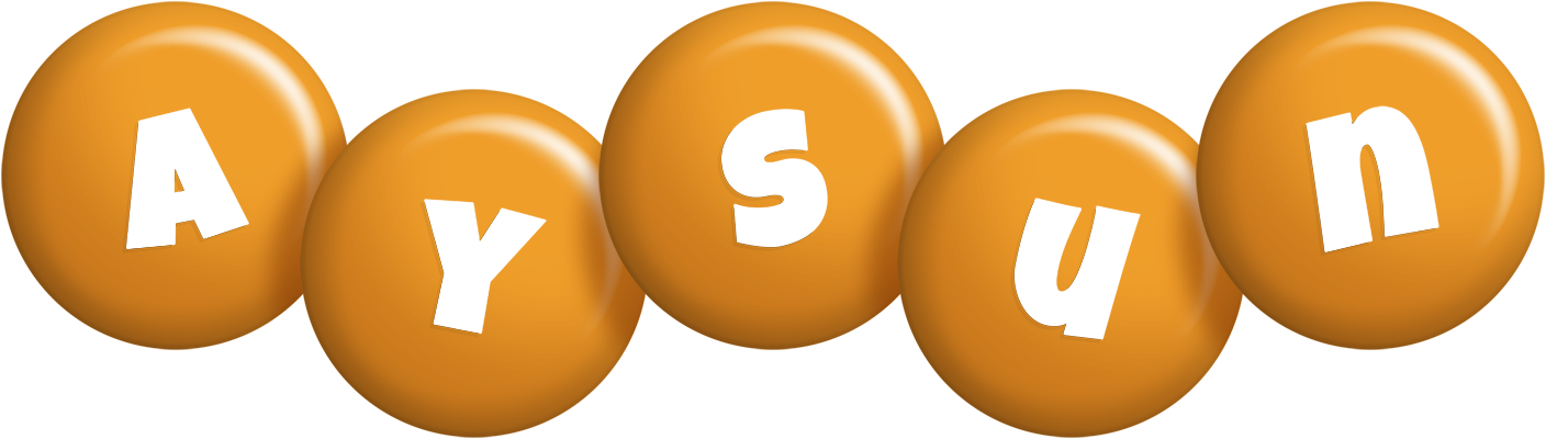 Aysun candy-orange logo