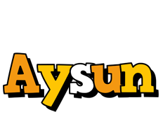 Aysun cartoon logo