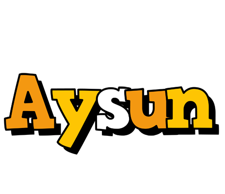 Aysun cartoon logo