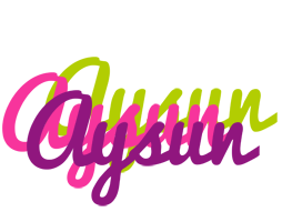 Aysun flowers logo