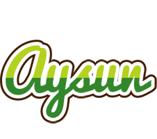 Aysun golfing logo