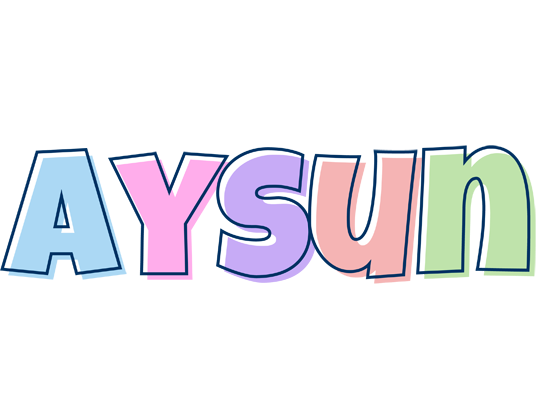 Aysun pastel logo
