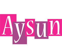 Aysun whine logo
