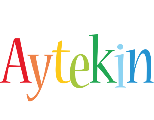 Aytekin birthday logo