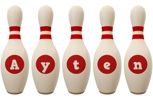 Ayten bowling-pin logo
