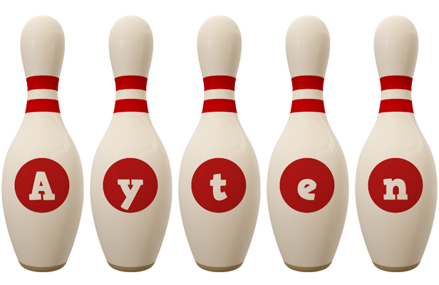 Ayten bowling-pin logo