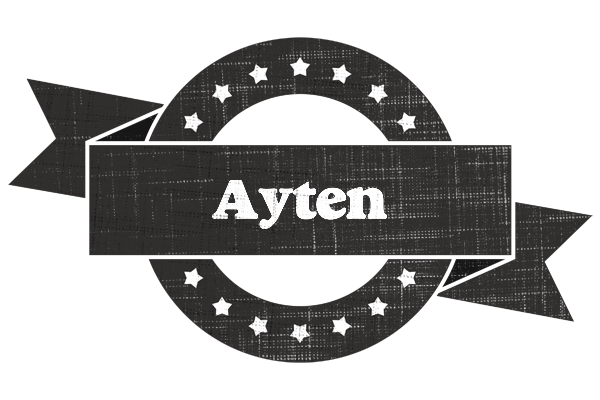 Ayten grunge logo