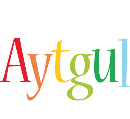 Aytgul birthday logo