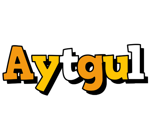 Aytgul cartoon logo