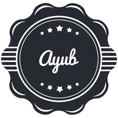 Ayub badge logo