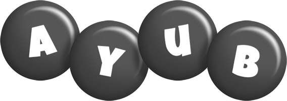 Ayub candy-black logo
