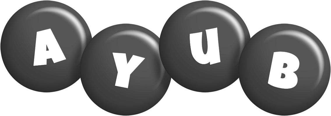 Ayub candy-black logo
