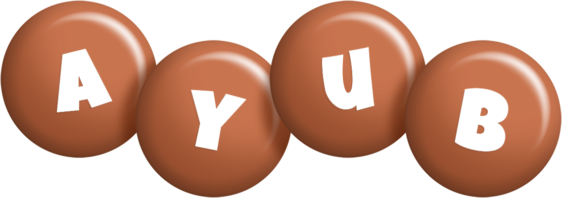 Ayub candy-brown logo