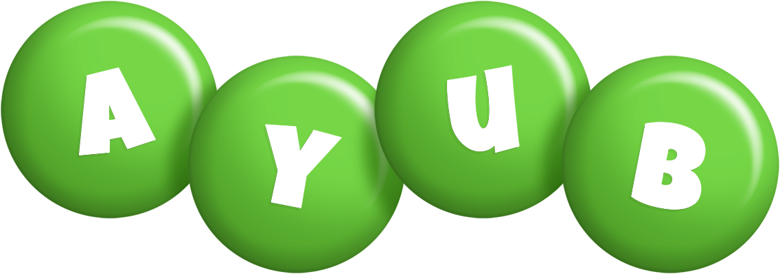 Ayub candy-green logo