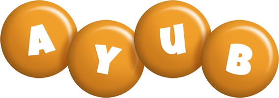 Ayub candy-orange logo