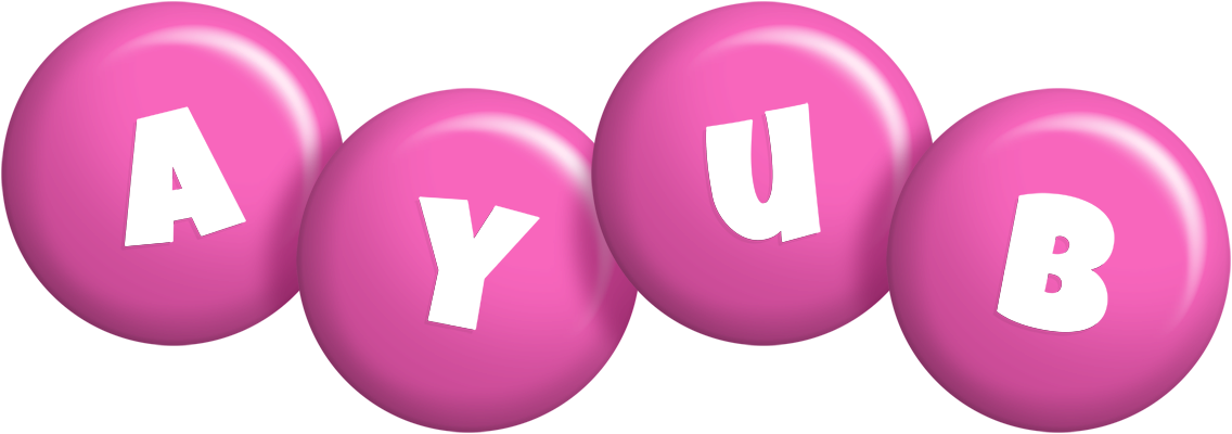 Ayub candy-pink logo