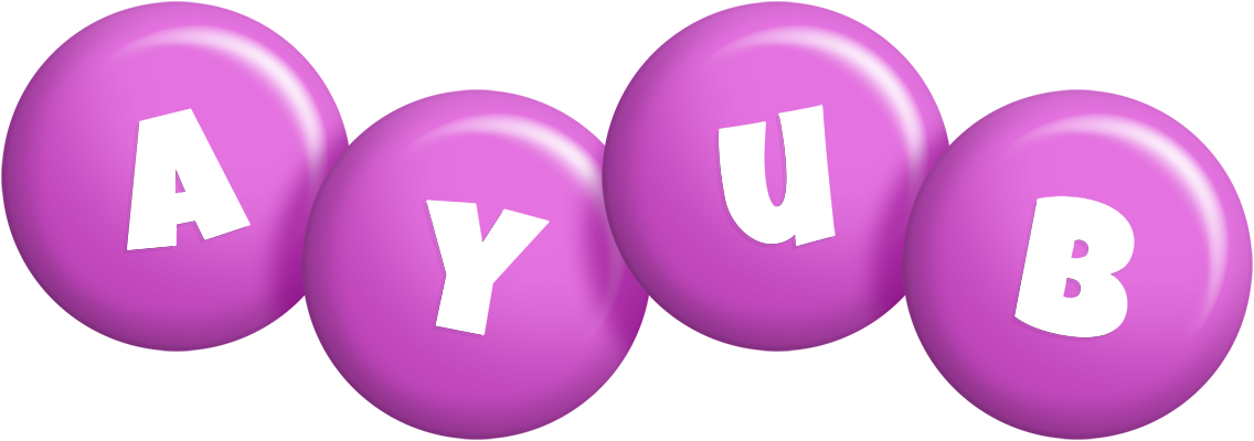 Ayub candy-purple logo