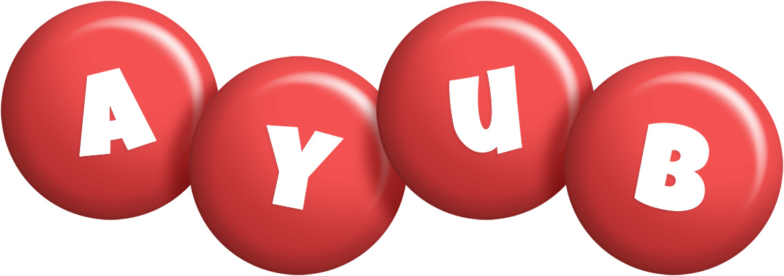 Ayub candy-red logo