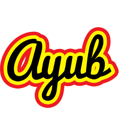 Ayub flaming logo