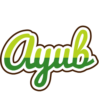 Ayub golfing logo
