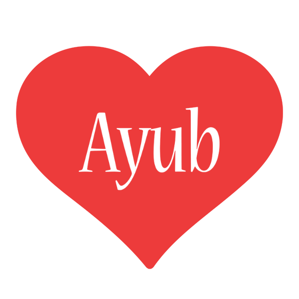 Ayub love logo