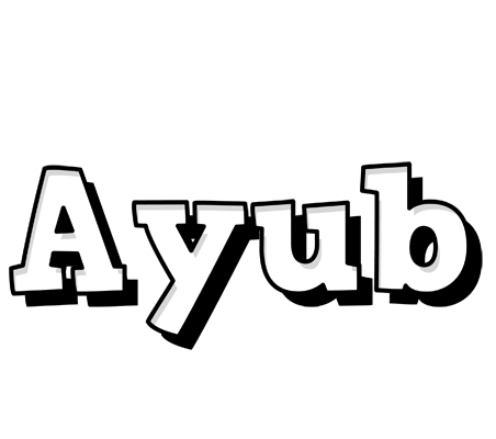Ayub snowing logo