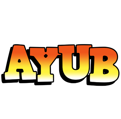 Ayub sunset logo