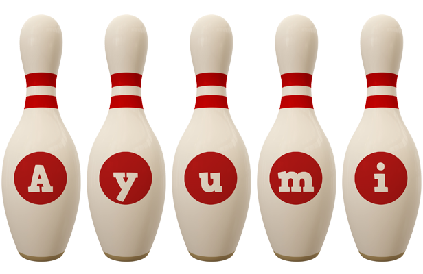 Ayumi bowling-pin logo