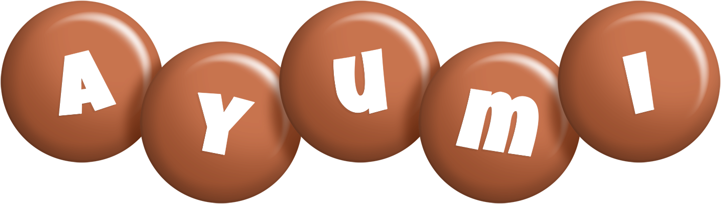 Ayumi candy-brown logo
