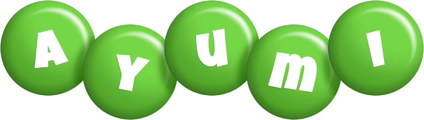 Ayumi candy-green logo