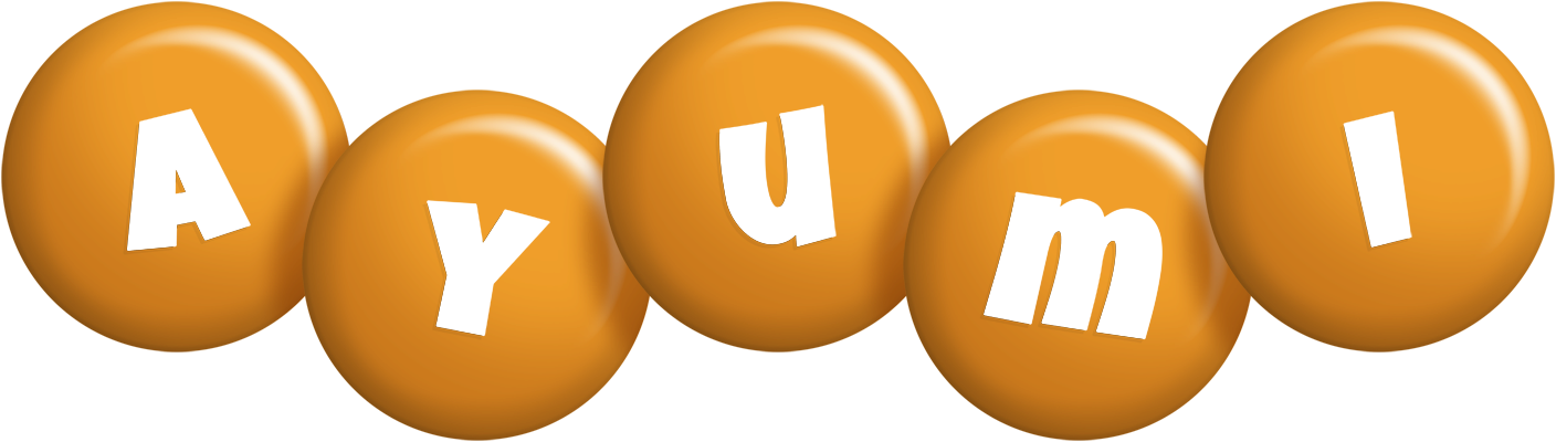 Ayumi candy-orange logo