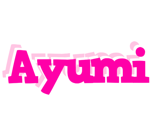 Ayumi dancing logo